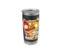Oktoberfest I'm On My Wurst Comportamiento Salchicha divertida Vaso térmico de acero inoxidable de doble pared