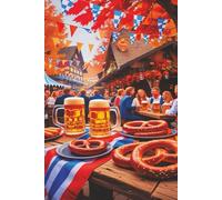 Oktoberfest Journal: Celebrate the Season of Beer, Brats, and Bavarian Fun: Fall Festival Blank Lined Notebook Perfect Gift for Holidays 6x9 " 110 Pages