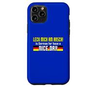 Oktoberfest Leck Mich Am Arsch! Divertido Alemán Chiste Alemán Hombres Carcasa para iPhone 11 Pro