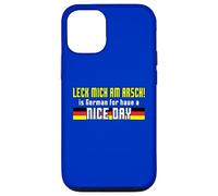 Oktoberfest Leck Mich Am Arsch! Divertido Alemán Chiste Alemán Hombres Carcasa para iPhone 12/12 Pro