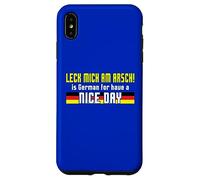 Oktoberfest Leck Mich Am Arsch! Divertido Alemán Chiste Alemán Hombres Carcasa para iPhone XS MAX