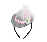 Oktoberfest - Novedad cosplay pequeño sombrero con plumas, casco fiesta cerveza divertida, diadema para vestido festivo, oktoberfest ideal, Halloween, fiestas temáticas y celebri sais