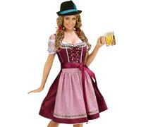 Oktoberfest Outfits Women - Traditional German Costume, Bavarian Dress Attire | Vintage Dirndl Skirt Blouse Set, Classic Oktoberfest Wear, Ideal for Carnival Halloween Themed Party Celebration