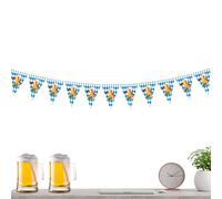 Oktoberfest Pennant - German Party Bunting Banner, Bavarian Celebration Decoration, Festive Hanging Garland, Traditional Event Display Accent | Indoor Outdoor Photo Booth Prop For Beer Festival