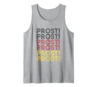 Oktoberfest Prost Funny German Cheer Vintage Beer Drinking Camiseta sin Mangas