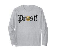 Oktoberfest Prost Funny German Cheer Vintage Beer Drinking Manga Larga