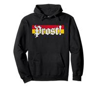 Oktoberfest Prost Funny German Cheer Vintage Beer Drinking Sudadera con Capucha