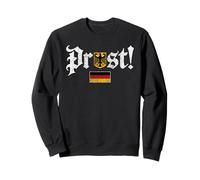 Oktoberfest Prost Funny German Flag Vintage Beer Drinking Sudadera