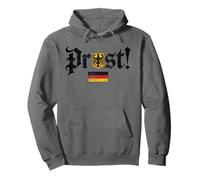 Oktoberfest Prost Funny German Flag Vintage Beer Drinking Sudadera con Capucha