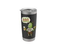 Oktoberfest Wurst Comportamiento Alien Funny Beer Prost Salchicha Vaso térmico de acero inoxidable de doble pared