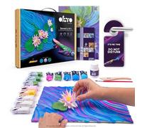 Oktoclay Water Lillies - Set de Pintura para Espuma de Espuma, 10003, Multicolor