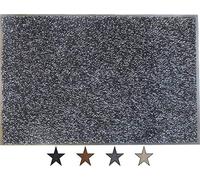 oKu-Tex Felpudo, algodón, Gris, 60 x 120 x 0,5 cm