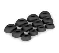 Okuli 12 x Silicona Gomas Auriculares Puntas de Repuesto para Bose QuietComfort II & Ultra Auriculares en Negro