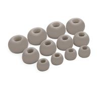 Okuli 12 x Silicona Gomas Auriculares Puntas de Repuesto para JBL Tour Pro 2 Auriculares en Gris