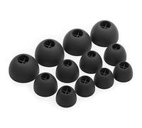 Okuli 12 x Silicona Gomas Auriculares Puntas de Repuesto para Sennheiser Momentum 1, 2, 3 Auriculares en Negro