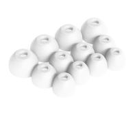 Okuli 12 x Silicona Gomas Auriculares Puntas de Repuesto para Sony WF-C500 Auriculares en Blanco