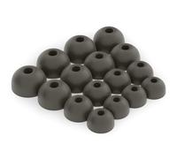 Okuli 16 x Silicona Gomas Auriculares Puntas de Repuesto para Sony LinkBuds Fit Auriculares en Negro