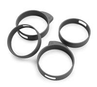 Okuli 4 x Alas de Silicona de Goma de Repuesto para Samsung Galaxy Buds FE Auriculares en Gris