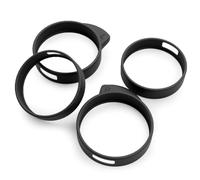 Okuli 4 x Alas de Silicona de Goma de Repuesto para Samsung Galaxy Buds FE Auriculares en Negro