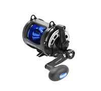 Okuma Solterra SLX - Carrete de Arrastre de Palanca de Marco Cerrado de Dos velocidades para Agua Salada, SLX-30IIb, 540 yardas-40 Libras, Color Negro