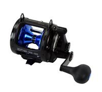 Okuma Solterra SLX - Carrete de Arrastre de Palanca de Viento de Nivel de una Sola Velocidad para Agua Salada, SLX-20 Libras, 480 yardas-30 Libras, Negro, 20