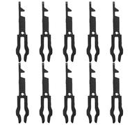 OKUMEYR 10 Piezas Llave de Interruptor de Rotura de Cristal para Alarma contra Incendios, Botón de Emergencia, Plástico, Negro, Prueba y Rápida, para Situaciones de Emergencia y Complejos