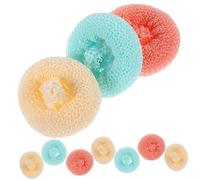 OKUMEYR 10piezas Estropajos De Cocina Coloridos Estropajos Antirrayaduras Multiusos para Lavar Platos Esponjas De Limpieza De Fibra Vegetal para Utensilios De Cocina