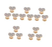 OKUMEYR 15 Piezas Tachuelas De Correa Amuletos Decorativos Clavos Tachuelas Dije Decorativo Con Correa Retenedor De Seguridad De La Banda De Reloj Ver Accesorios Decoración Golden Metal