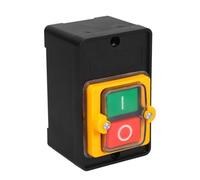 OKUMEYR 2 Interruptores Pulsadores Impermeables: Interruptor De Motor De 10 A, Control De Autobloqueo De Alta Resistencia Para Equipos Mecánicos, Activación/desactivación Para Control De