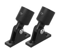 OKUMEYR 2 Piezas Herraje para Capota Bimini de Barco, Corredera 22mm Negra | Nylon Plástico, Ajuste Firme y Desmontaje Rápido, para Navegación en Yate y Aventuras Marinas