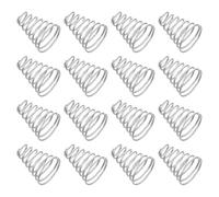 OKUMEYR 20 Piezas Muelles de Batería Cónicos de Acero Inoxidable Pack Unidades Resortes de Compresión Espiral para Contacto Estable Linternas LED y Recargables Estructura Torre para