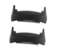 OKUMEYR 2piezas Conector De Cuero Para Reloj Smartwatch Gear Clip De Correa De Piel Fácil De Instalar Negro