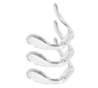 OKUMEYR 3 Almohadillas Nasales Transparentes de Plástico para Gafas Soporte Nasal U Tipo Herradura Tamaño 55X15 MM Repuestos Cómodos para Montaje y Reparación de Monturas