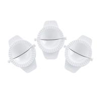 OKUMEYR 3 Piezas Molde para Bolas de Masa Hervida Manual, Prensa para Hacer Dumplings Función de Prensado de Piel, Herramienta Portátil para Cocina DIY