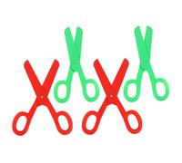 OKUMEYR 4 Tijeras Gigantes y Accesorio Versátil de Plástico para Disfraz de Diseño Único de Halloween para Cosplay y Utilería Teatral