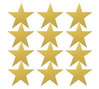 OKUMEYR 48 Estrellas De Papel Recortadas Para Paredes De Aulas, Tablones De Anuncios, Decoraciones Con Purpurina, Suministros Para Fiestas, Papel Artesanal Divertido Para Proyectos De