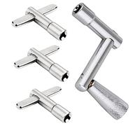 OKUMEYR 4piezas Llaves De Tambor Para Afinar Instrumentos De Percusión Herramienta Para Llave De Batería Accesorio De Batería Para Escenario De Práctica Musical