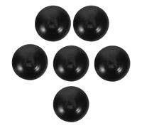 OKUMEYR 6 Fundas Negras de Goma para Postes de Trampolín, Piezas de Repuesto Acabado Fino, Accesorio Reemplazable para Protección y Seguridad en Trampolines