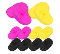 OKUMEYR 6 pares Protector de Orejas de Silicona para Salón Reutilizables para Teñir y Lavar el Cabello Orejeras Ergonómicas Confortables para Uso Casa y Peluquería