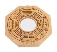 OKUMEYR Adorno de Madera Feng Shui para Hogar, Colgante Protector Marrón, Fácil de Cuidar y Almacenar, Buena Suerte en Casa