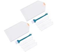 OKUMEYR Bandeja para Imágenes de Gemas de Plástico con Compartimentos y Deflectores, Set de 2 para Almacenar Cuentas y Organizar Pintura de Gemas DIY