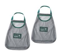 OKUMEYR Bolsas Colgantes De Malla para Verduras y Frutas, Juego De 2 Unidades, Color Verde, Diseño Transpirable, Organizador para Ajo y Cebolla, Almacenamiento Doméstico Multifuncional