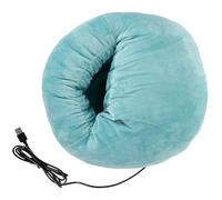 OKUMEYR Calentador de Pies Protector de Pies Calefactable para Invierno USB Portátil en Color Verde Oscuro, Equipo Seguro y Cómodo para Oficina, Hogar y Sala de Trabajo
