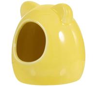 OKUMEYR Escondite de Cerámica para Hámster, Cabaña de Cerámica, Nido de para Dormir, Seguro y Fácil de Limpiar, para Jaulas y Parque de Juegos para Hámsteres