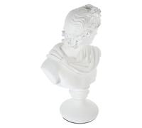 OKUMEYR Escultura Estilo Clásico Europeo de Color de Busto de en Resina Estructura Estable y Resistente a Grietas para de Escritorio