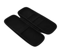 OKUMEYR Estuche Rígido y Material Eva Portátil con Bolsillo de Malla Negro para Cepillo Eléctrico de Dientes para Viaje y Uso en Casa