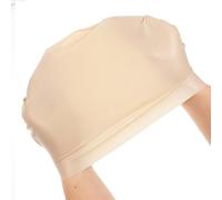 OKUMEYR Gorra calva de látex para adultos color caqui, ligera y reutilizable, para espectáculos y producción de utilería de cine y televisión