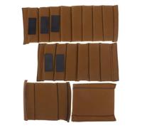 OKUMEYR Insertos para Bolso de Cámara Divisor Adhesivo de Correa, Set DIY de 4 Piezas, Protección Acolchada Espuma Epe, Compatibles para Fotógrafos, Color Marrón Elegante