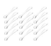OKUMEYR Juego de 15 Cucharas para Crema Facial de Acrílico Compactas para Mascarilla y Cuidado Cutáneo, Herramienta Multifunción para Maquillaje y Belleza