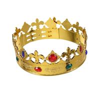 OKUMEYR King Crown Cosplay Prop King Cosplay Cabello King Rey Correo Cabello Accesorio Medieval King Head Decoración Para Halloween Accesorios Para El Cabello